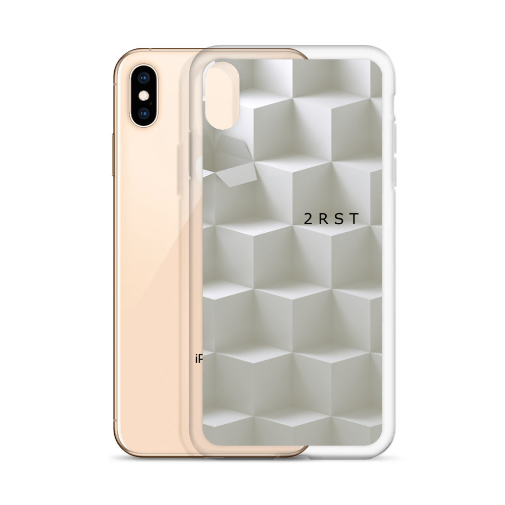 2RST White Geometric iPhone® Case