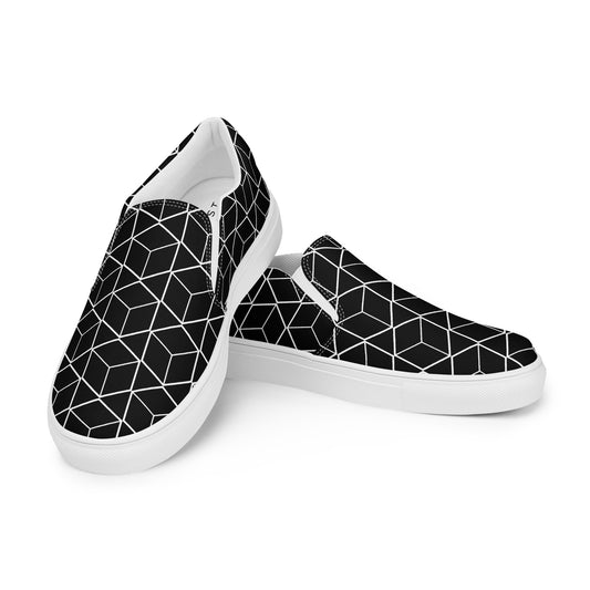 Men’s 2RST Black GEO canvas shoes
