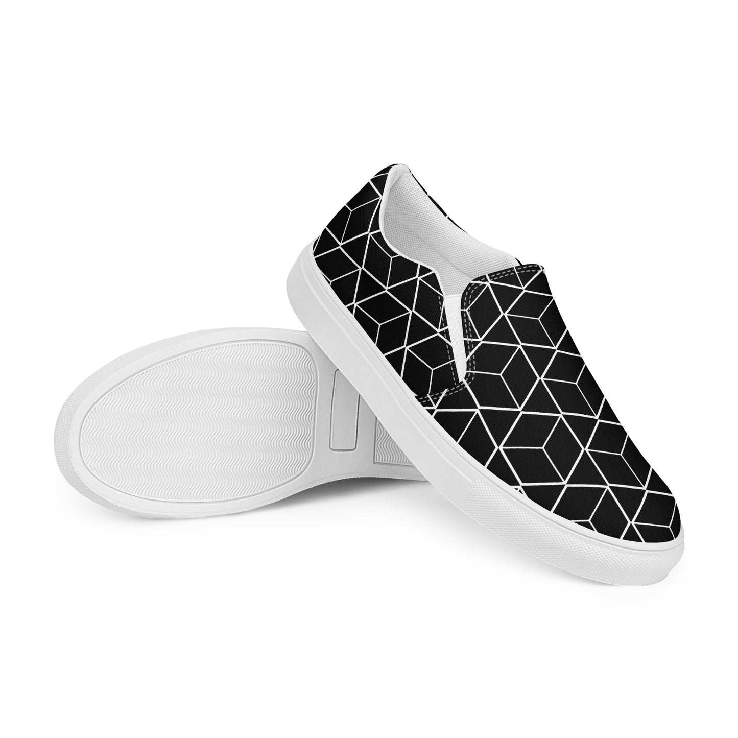 Men’s 2RST Black GEO canvas shoes