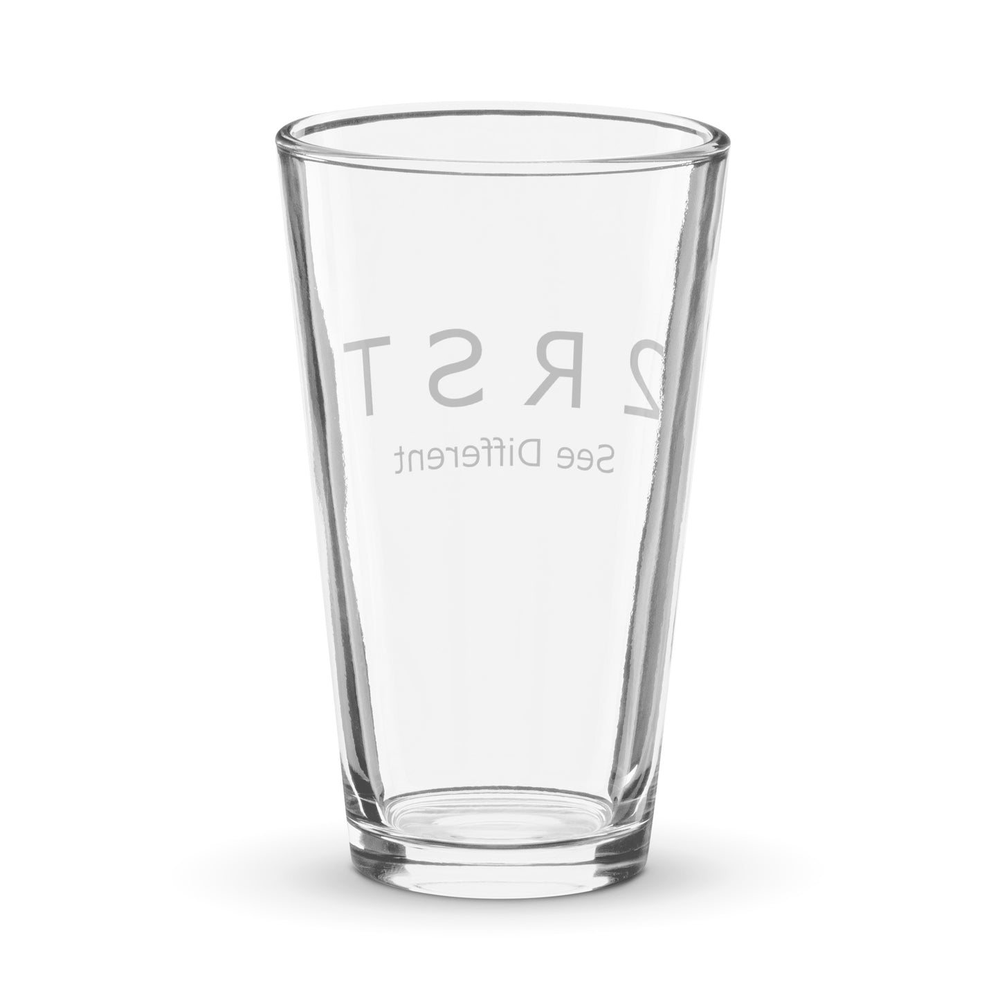 2RST Shaker pint glass