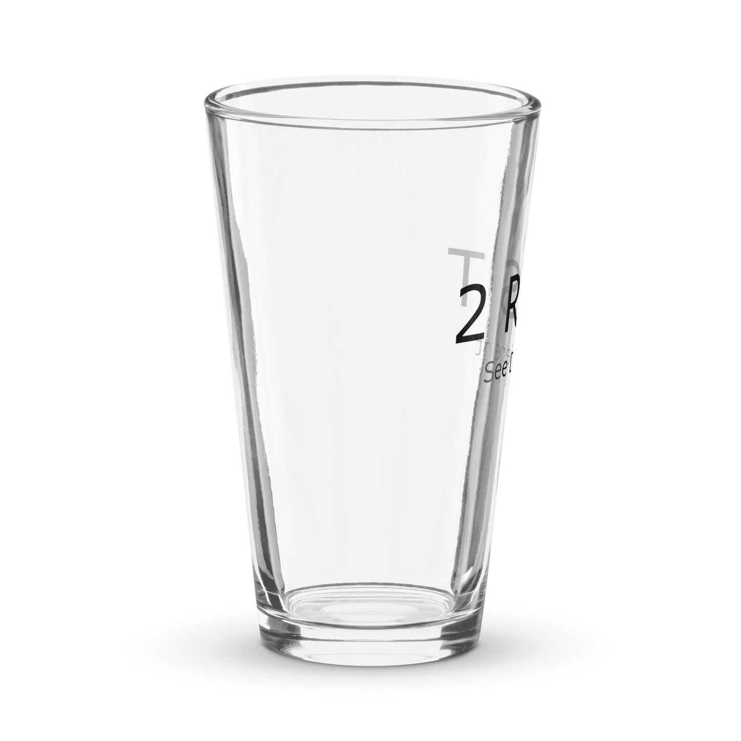 2RST Shaker pint glass