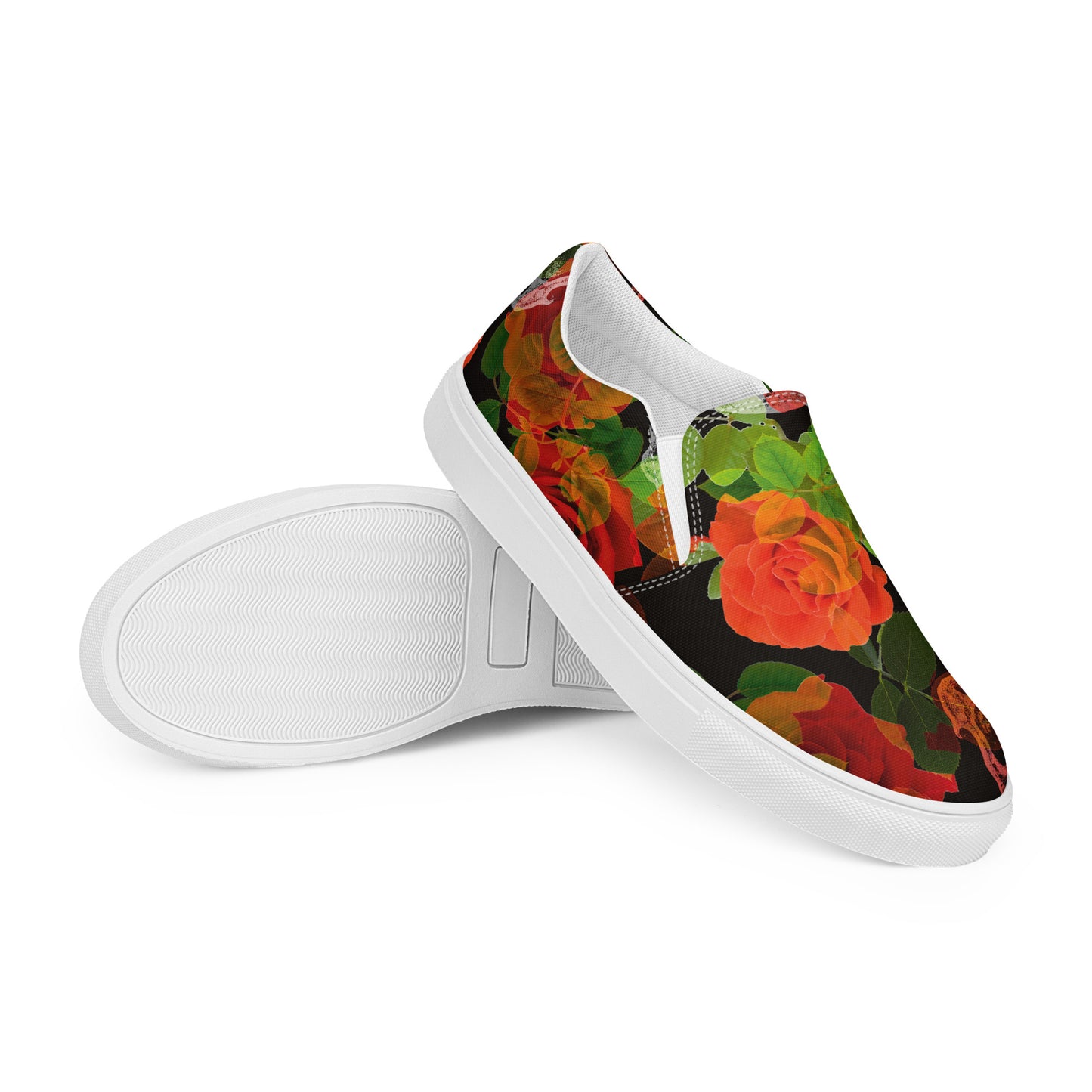Women’s 2RST Skulls and Roses Canvas Shoes
