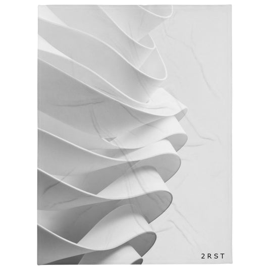 2RST Abstract Throw Blanket