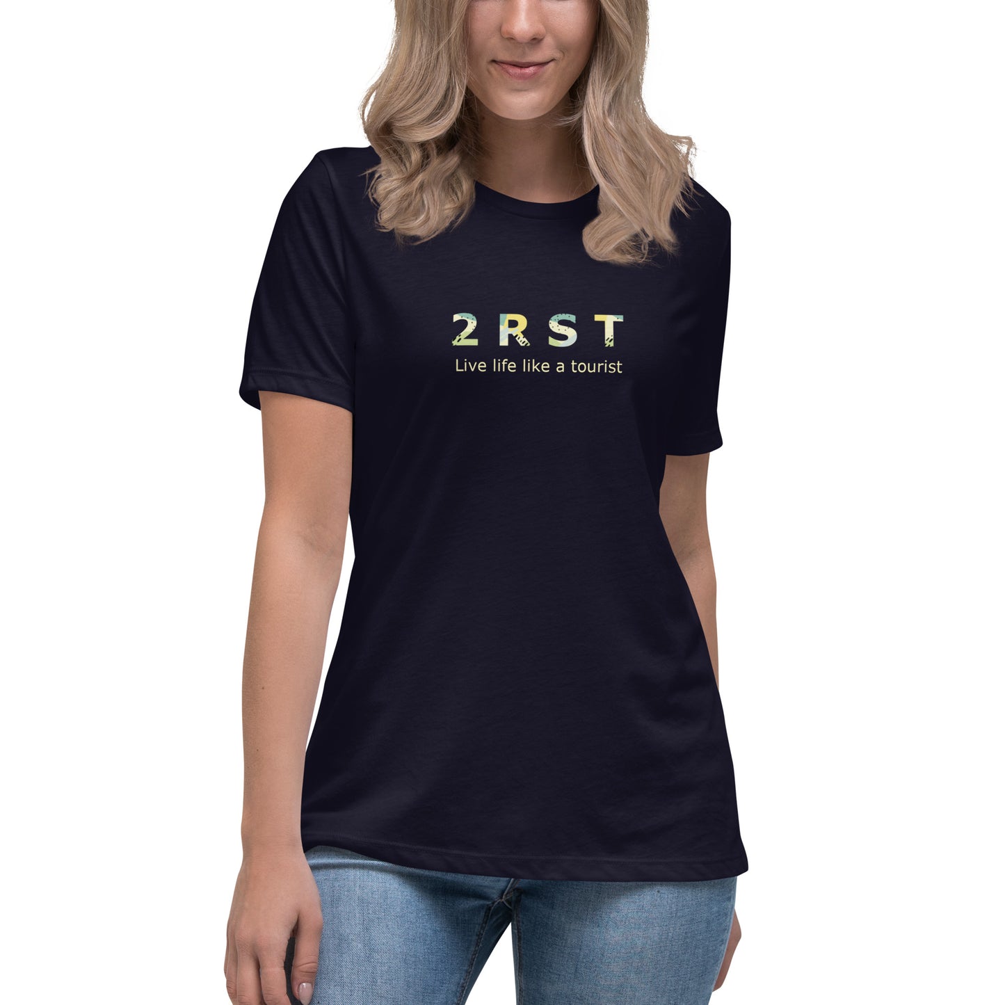 2RST Abstract Women's Relaxed Tee