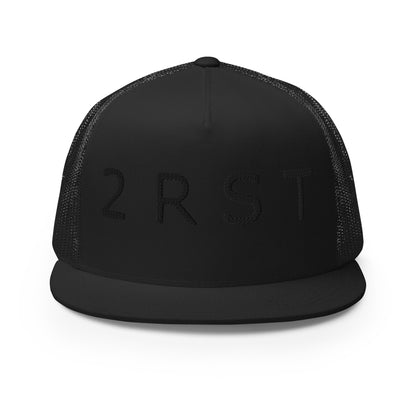 2RST Black on Black Trucker Cap