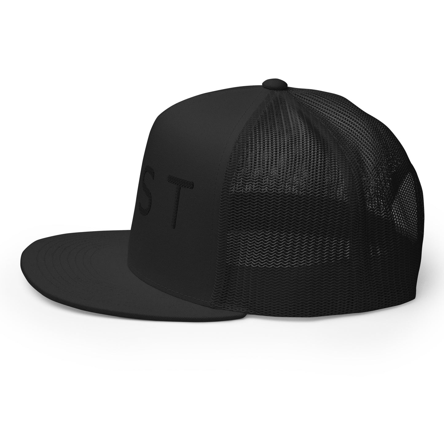 2RST Black on Black Trucker Cap