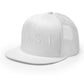 2RST White on White Trucker Cap