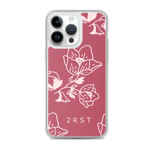 2RST Pink Floral iPhone Case