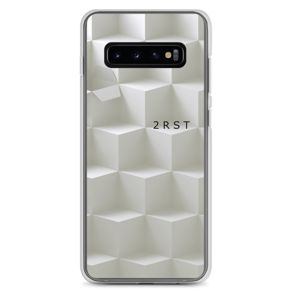 2RST White Geometric Samsung® Case