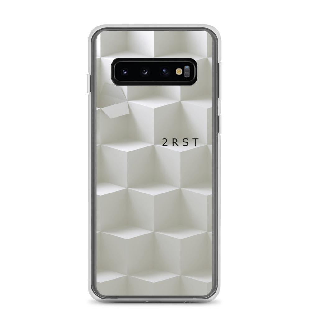 2RST White Geometric Samsung® Case