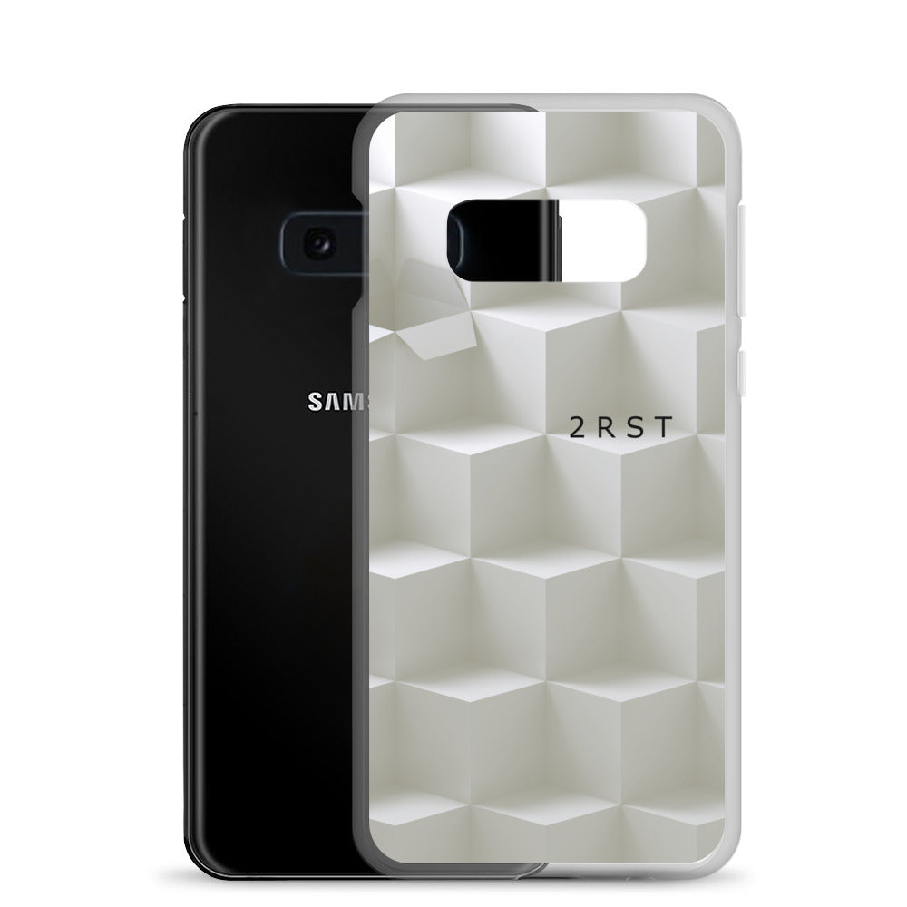 2RST White Geometric Samsung® Case