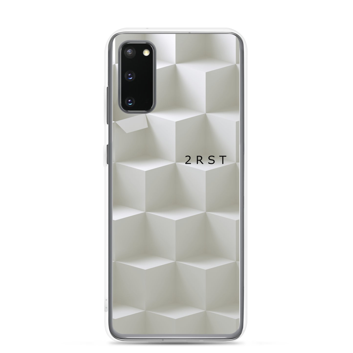 2RST White Geometric Samsung® Case