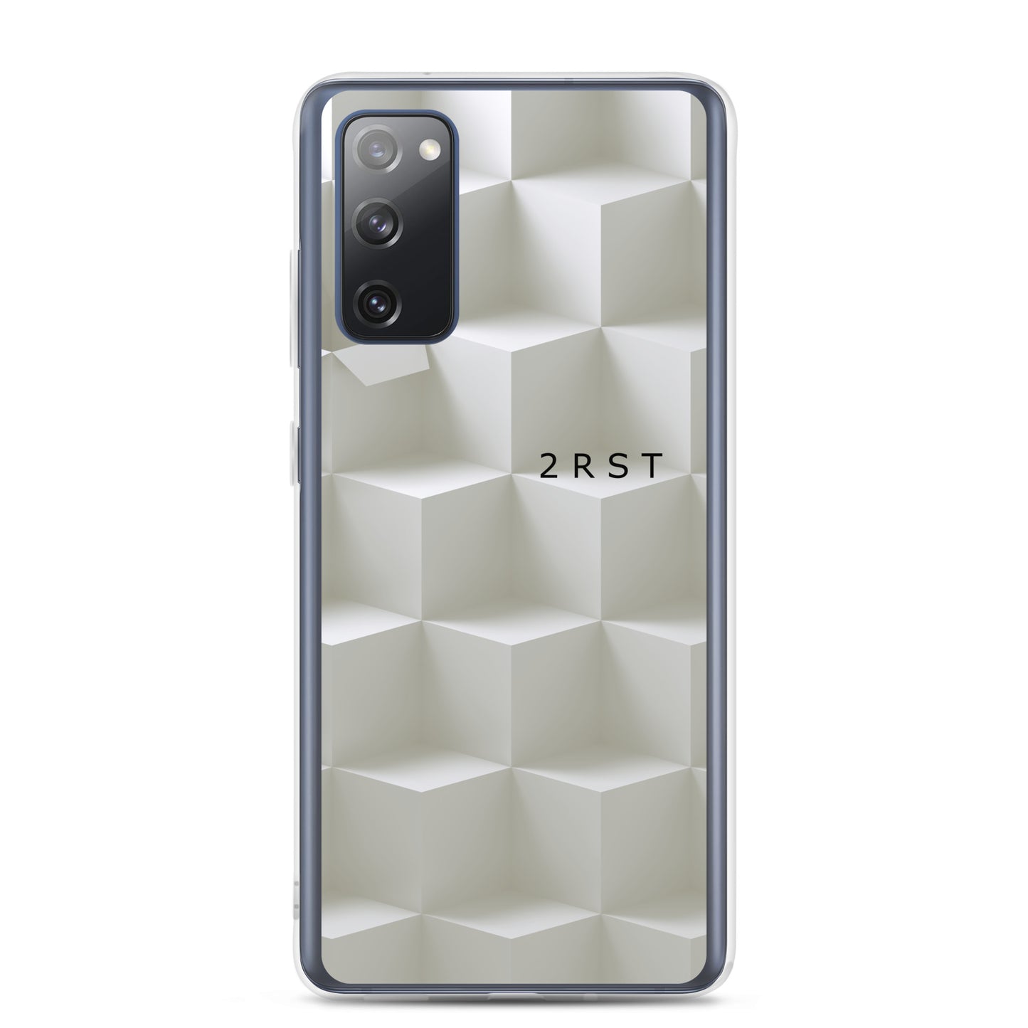 2RST White Geometric Samsung® Case