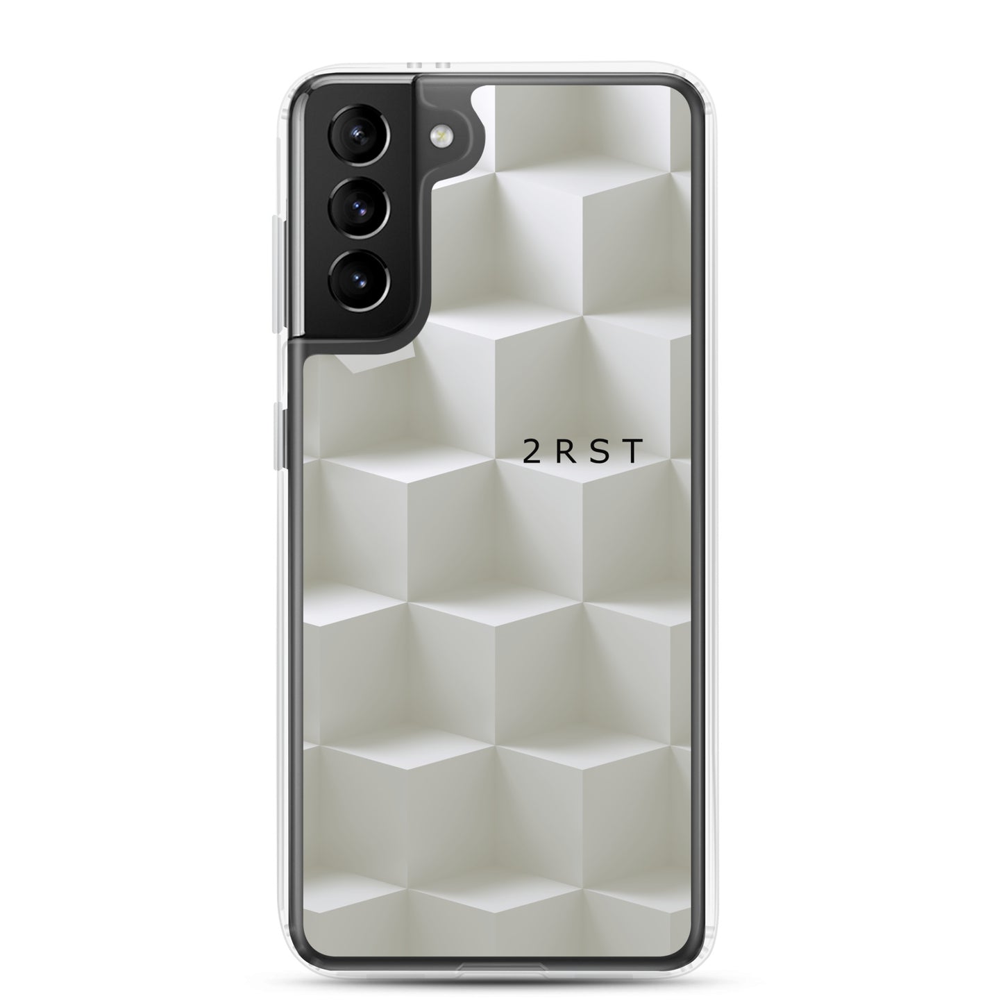 2RST White Geometric Samsung® Case