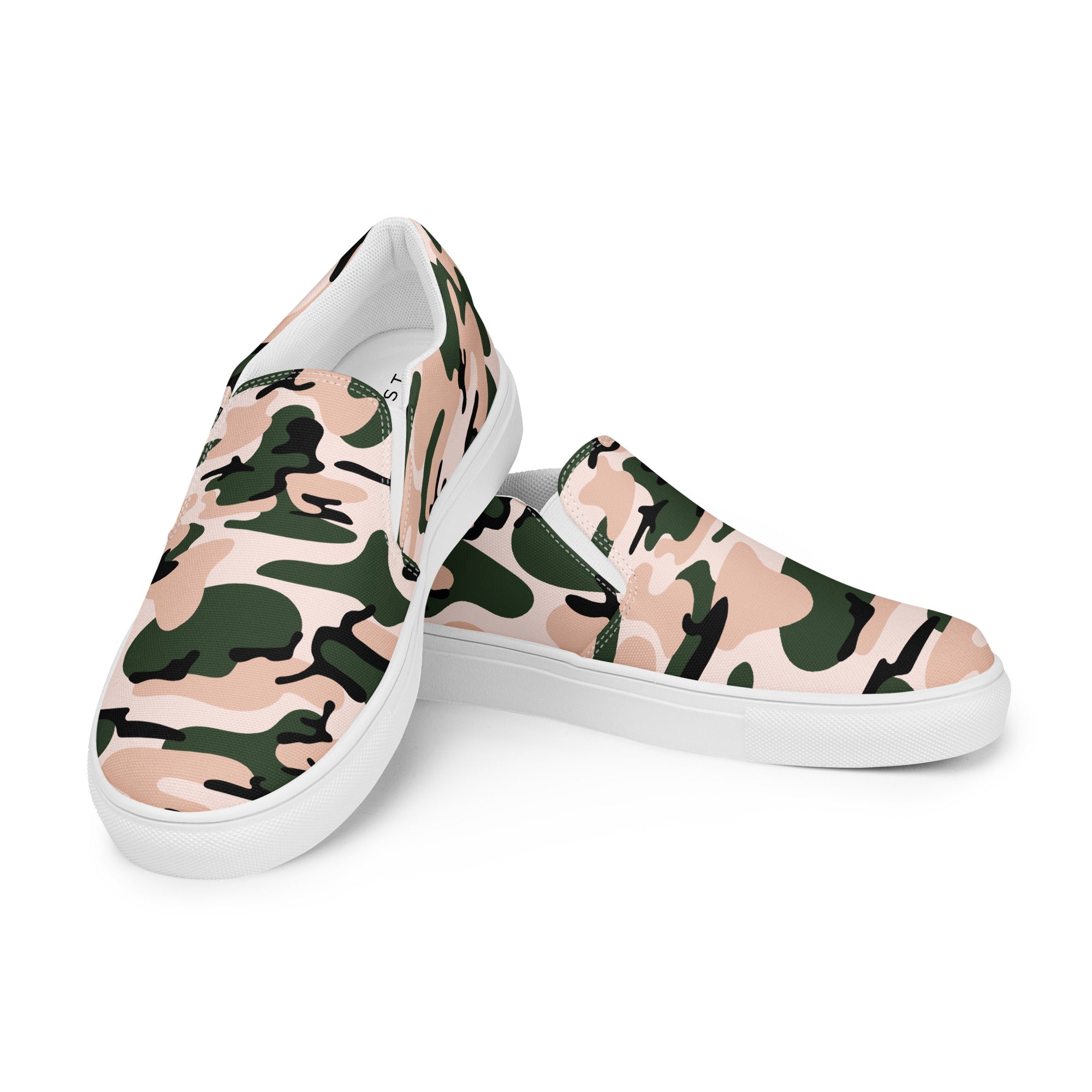 Pink camo shoes for fashion womens