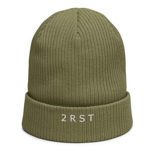 Organic ribbed beanie