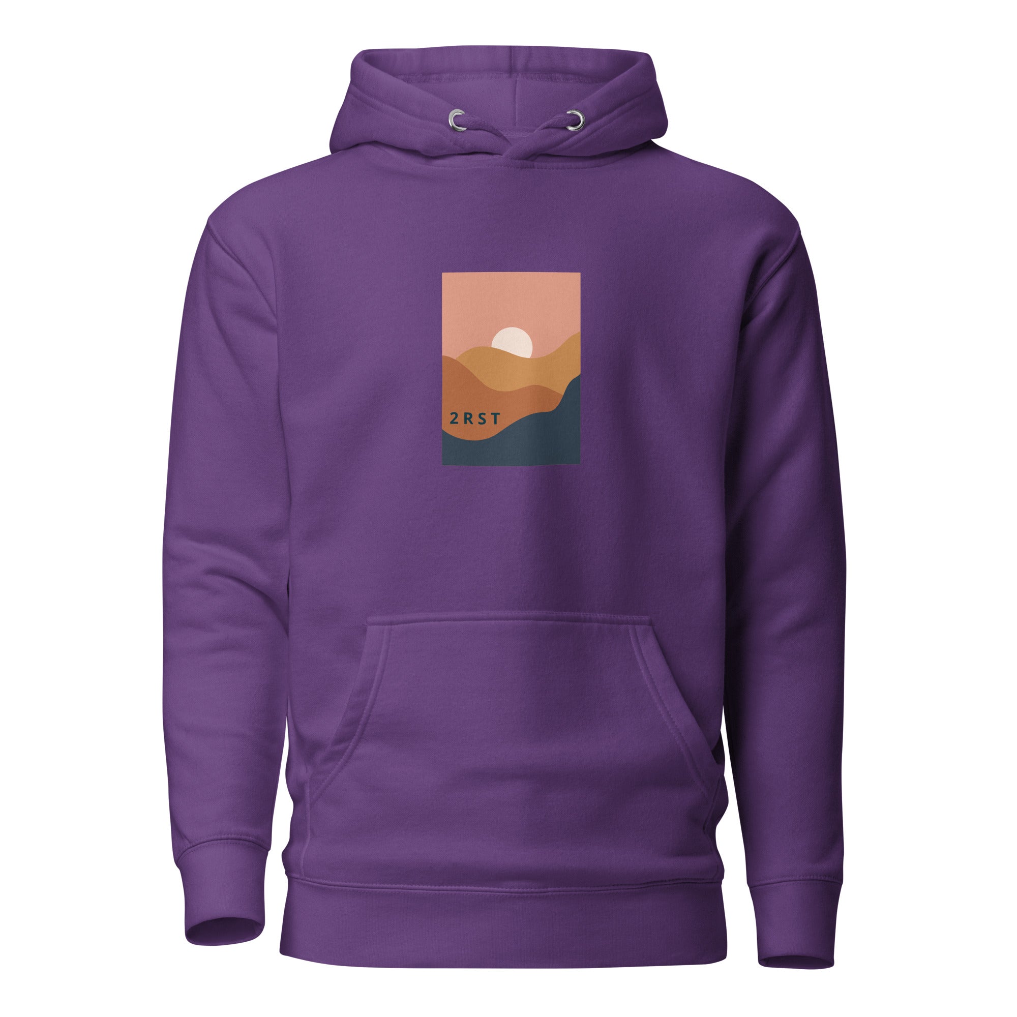 Purple hoodie with sun sale